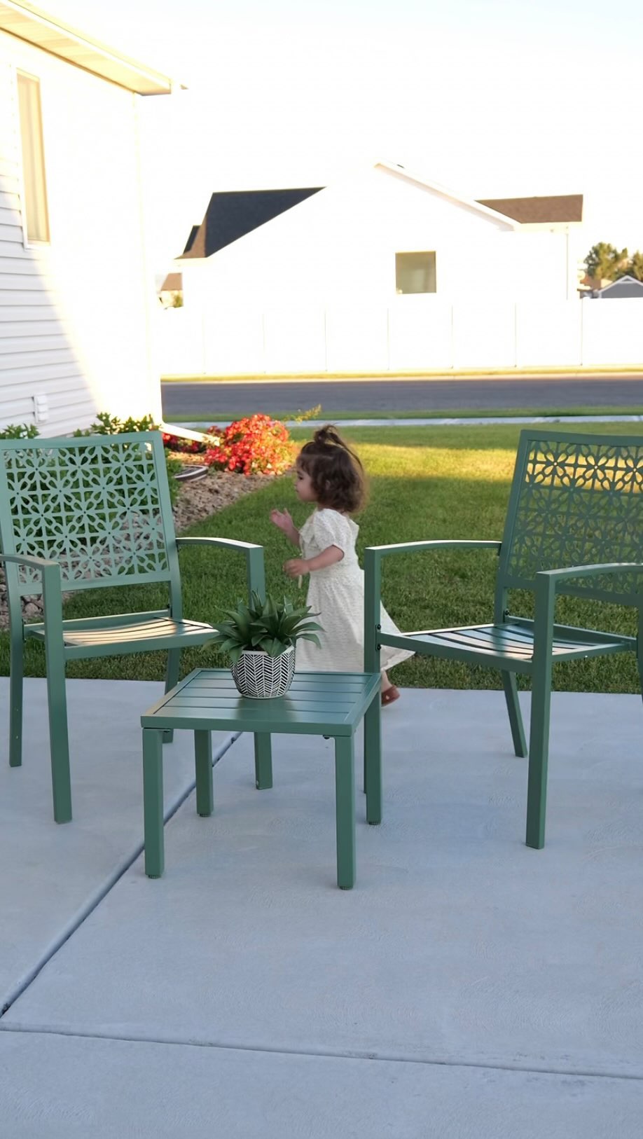 Instagram post by @kaca.vibes for Best Choice Products. Caption reads: Transform your outdoor space with stunning....