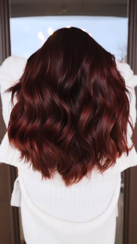 Instagram post by @hairbrained_official for Moroccanoil Professionals. Caption reads: If your brunette client needs a little nudge to go....