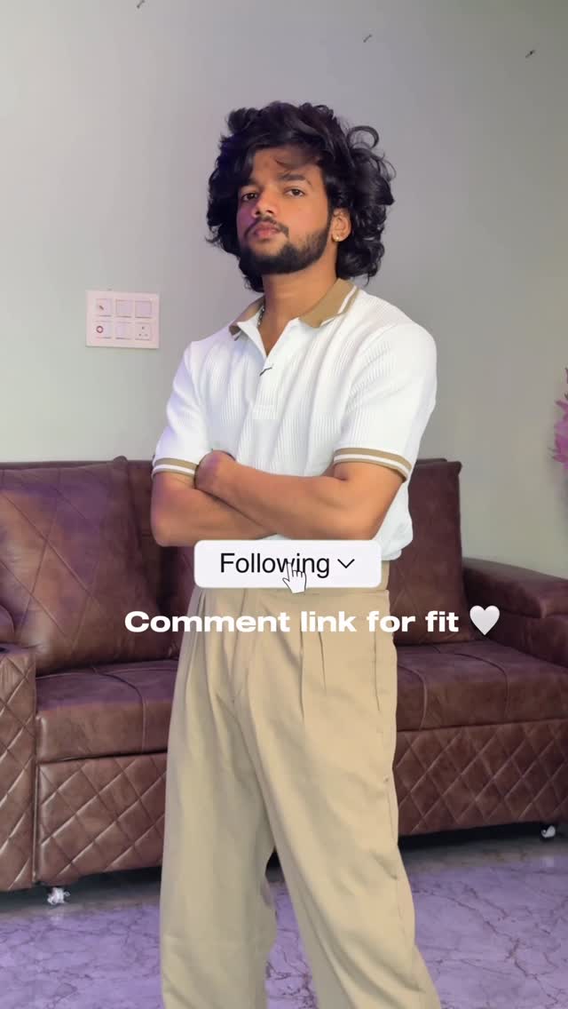 Instagram post by @saikiran.x for Wishlink. Caption reads: Follow to get the outfit link😻🤍
.
.
#reelsgood....