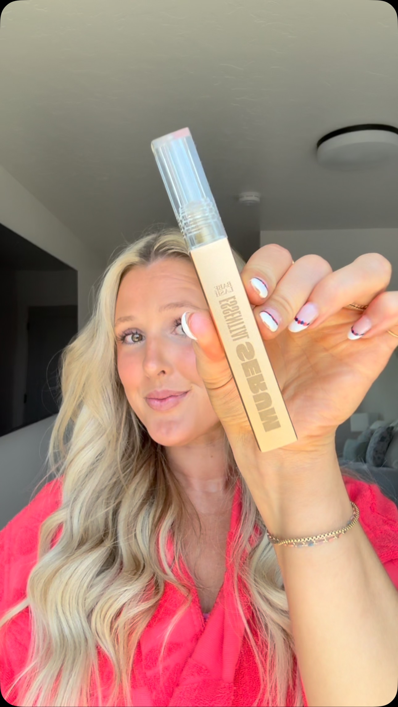 Instagram post by @_kaitlyncurtis for Babe Original. Caption reads: If you want longer-looking lashes, you need Babe....