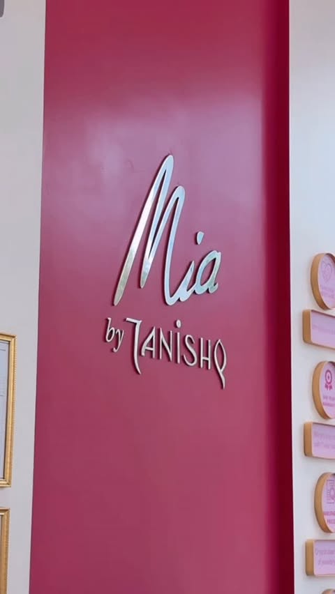 Instagram post by @roshni_24_official for Mia by Tanishq. Caption reads: 🎀Shoot for @miabytanishq Wrapped in love. Dusted....