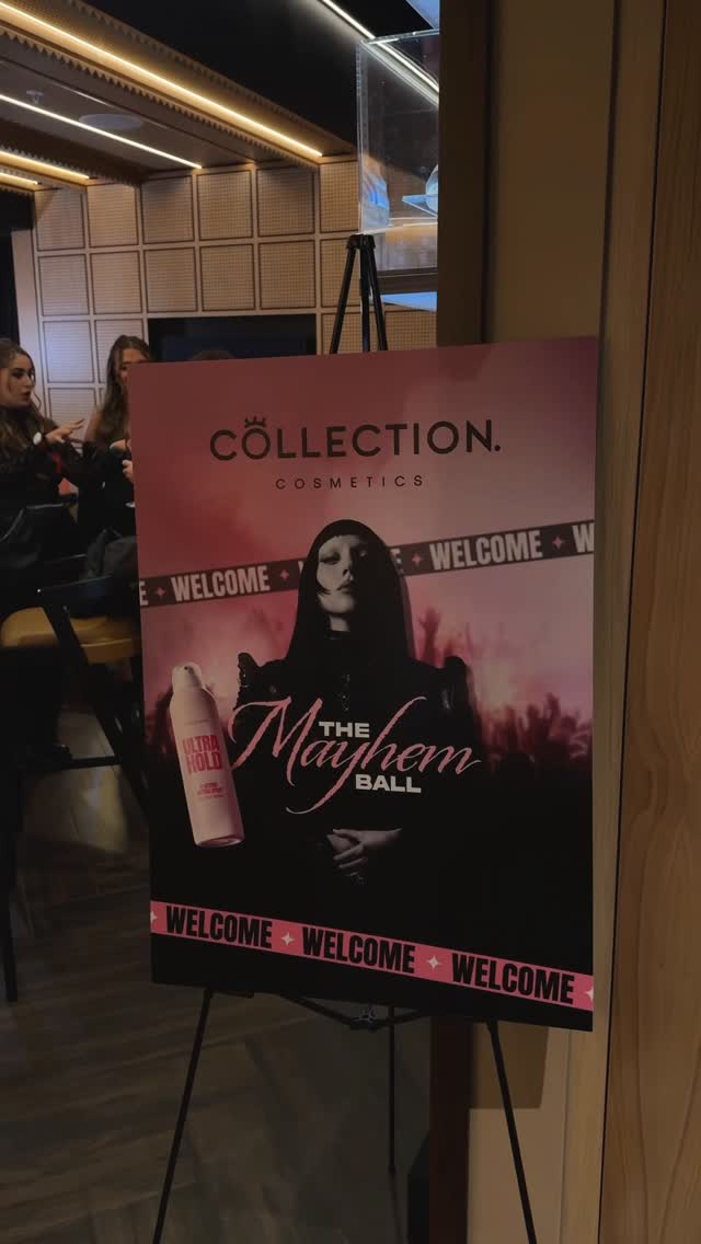 Instagram post by @justmylook for Collection Cosmetics. Caption reads: Our special date to Lady Gaga’s Mayhem Ball was....