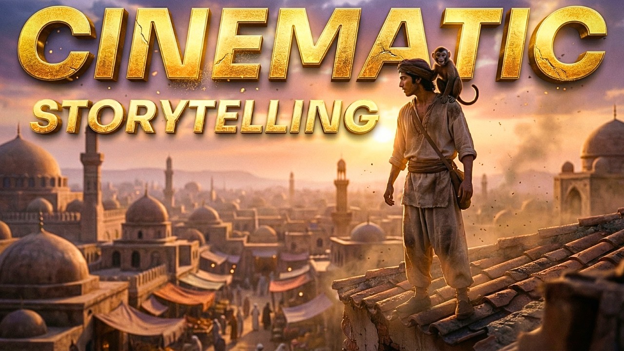 YouTube post by @wealth_wise007 for ElevenLabs. Caption reads: Create Cinematic Storytelling Videos Using Nano....