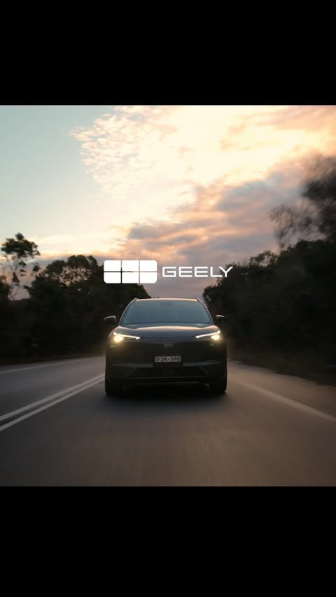 Instagram post by @purplekev for Geely. Caption reads: Introducing the GEELY EX5. @geely.auto.australia -....