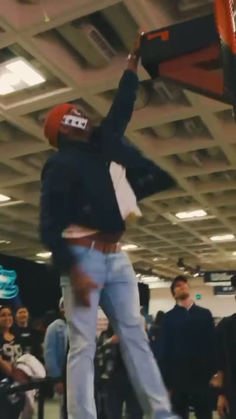 Instagram post by @nateburleson for Rocket Mortgage. Caption reads: Super Bowl week at Rocket’s SBX is hitting home!....