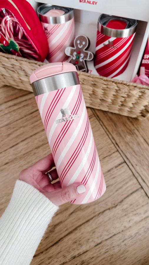 Instagram post by @target_cheer for Stanley 1913. Caption reads: The new holiday colors from Stanley 1913 at Target....