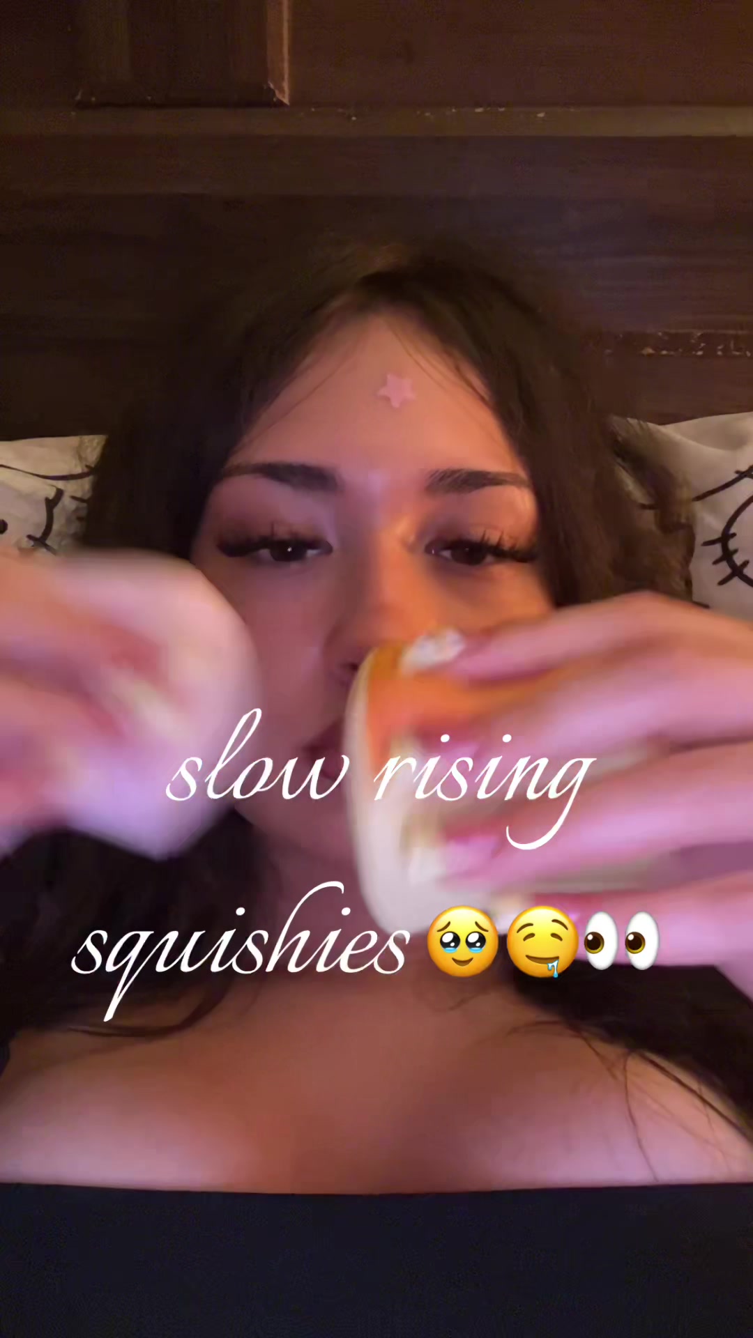 TikTok post by @unicornqueenmaria for Bomb Cosmetics UAE. Caption reads: and they smell bomb.com also YUMMM #fyp #squishy....