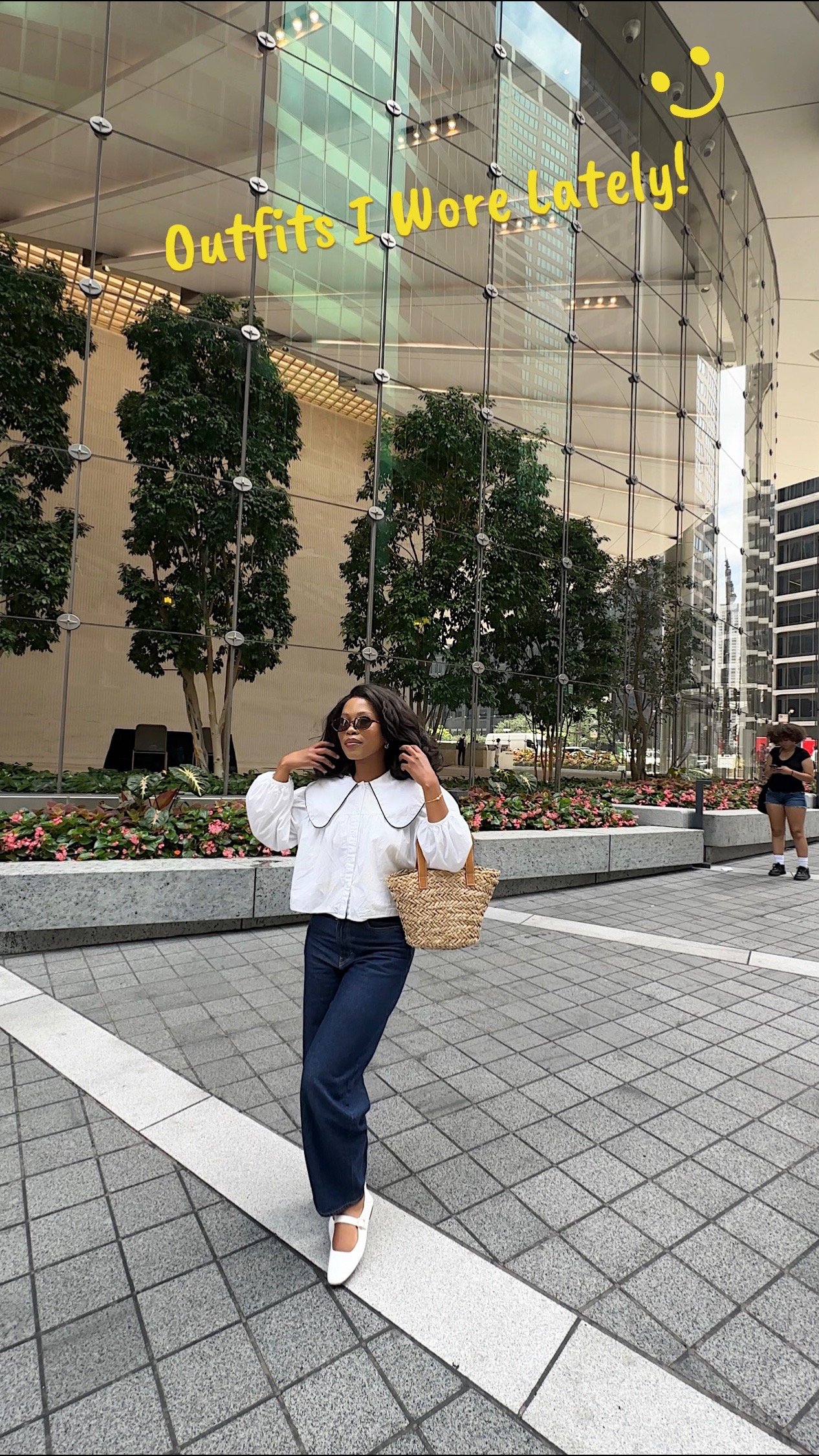 TikTok post by @lifeaslwethu for JustFab. Caption reads: F2 Denim jumpsuit| @JUST FAB #justfabpartner....