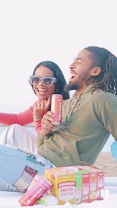 Instagram post by @itsmestewe for Smirnoff. Caption reads: #ad Due to my innate sense of flavor appreciated....