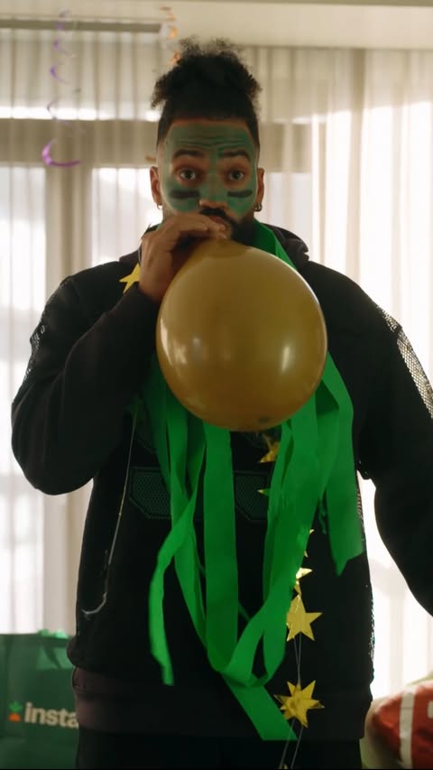 Instagram post by @jedtavernier for Instacart. Caption reads: [...] quickly… (in an hour to be exact) 😅....