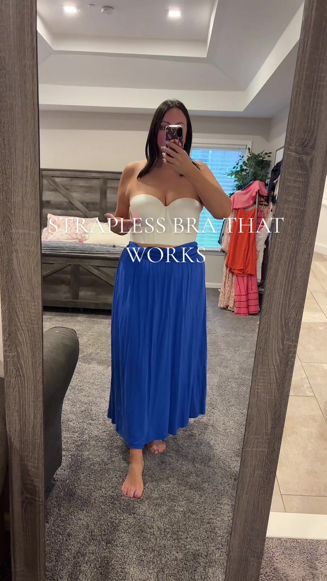 TikTok post by @livinluckey_ for PARFAIT Lingerie. Caption reads: [...] #curvyfashion #wardrobeessentials @PARFAIT....
