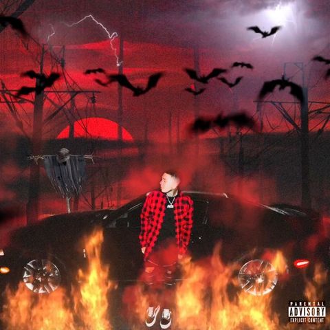 Instagram post by @_jwxlf for Clonefluence, Inc. - Music Marketing. Caption reads: RED OCTOBER Out Now!🎈🎃
Step into my mind as I....