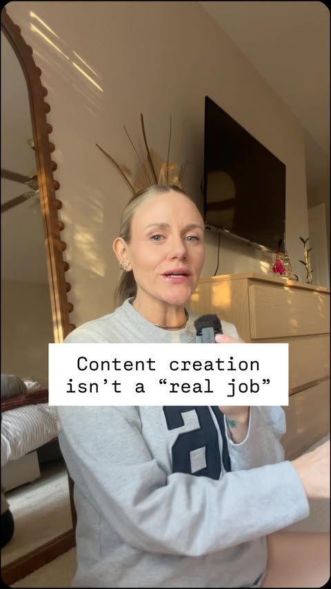 Instagram post by @jessijeanhome for Manychat. Caption reads: [...] about posting is to keep posting lol....