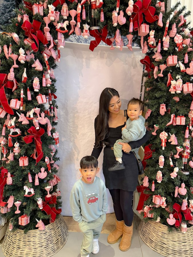 Instagram post by an influencer for MORI. Caption reads: [...] is coming 🎄 Every year @babymoriofficial....