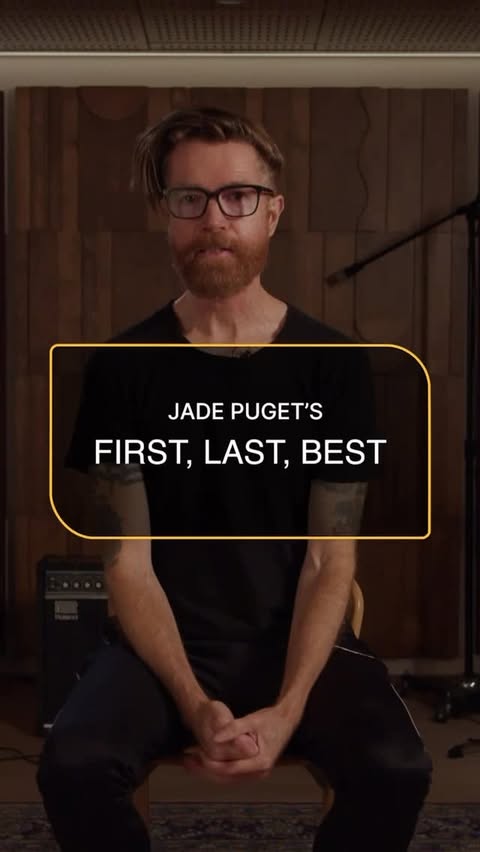 Instagram post by @jadepuget for Reverb. Caption reads: [...] #afireinside #jadepuget #guitarist....