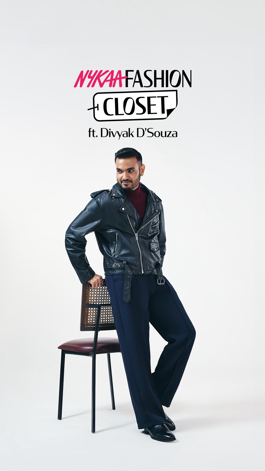 Instagram post by @divyakdsouza for Nykaa Fashion. Caption reads: Today’s style forecast: expect heavy layers with a....