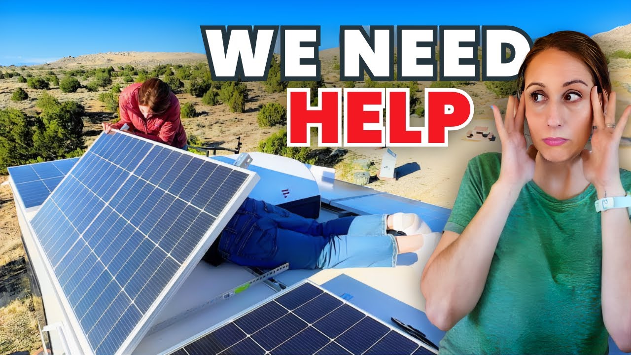 YouTube post by @OpenRoading for Battle Born Batteries. Caption reads: We Attempted to DIY an RV Solar System with....