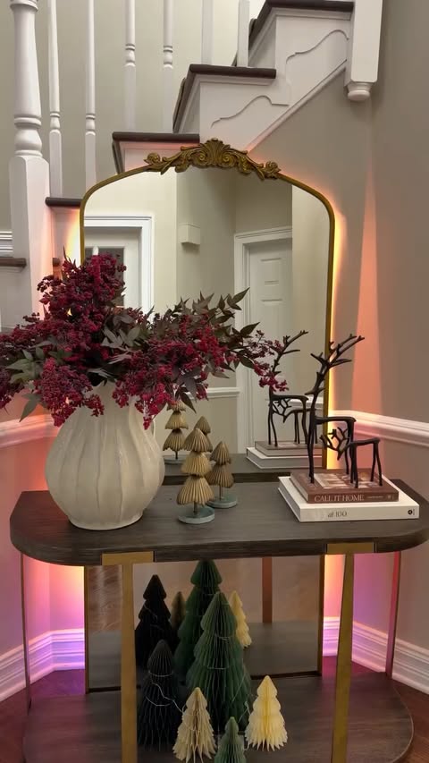 Instagram post by @apieceofmyglamhome for SwitchBot. Caption reads: [...] with these strip lights from @theswitchbot !....