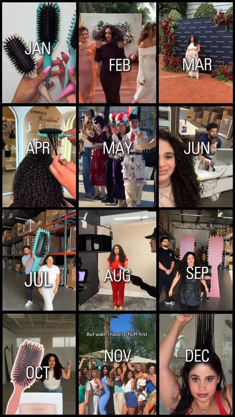 Instagram post by @herbalmmo for BounceCurl. Caption reads: 2025 you stressed me out 😭 but it’s ok because we....