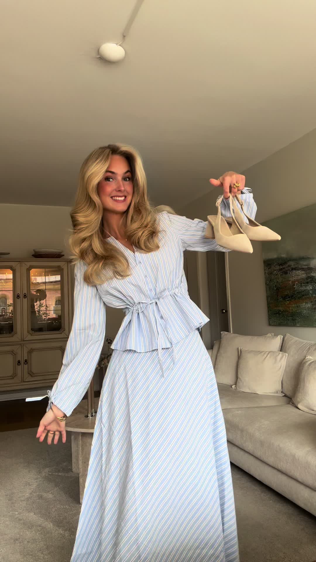 TikTok post by @elvirabirkfeldt for Bubbleroom. Caption reads: Advertisement🌷Pre-summer is here and @bubbleroom....