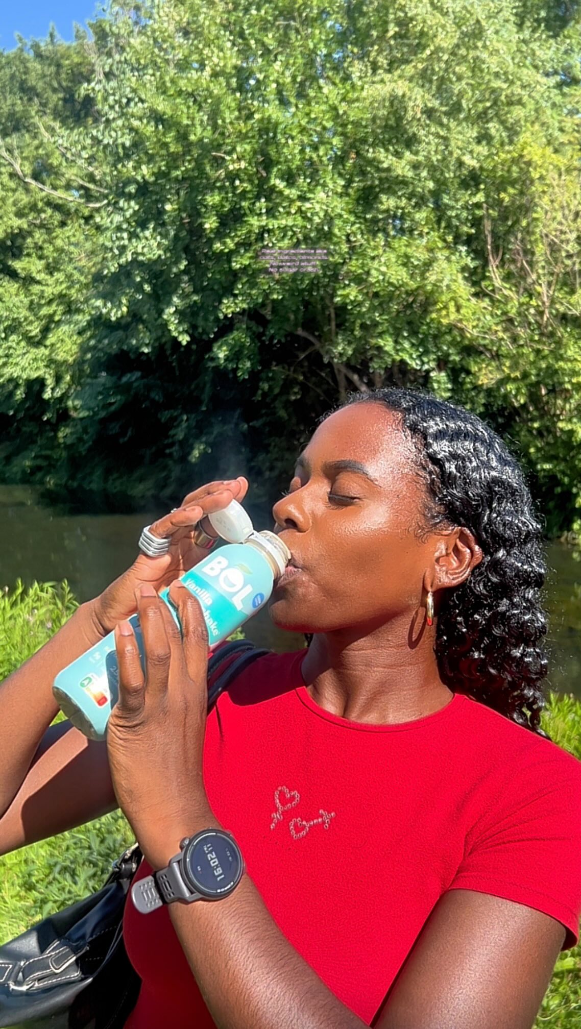 Instagram post by @dr_mimi_runs for BOL Foods. Caption reads: ad | shoutout @bolfoods for getting me through NHS....