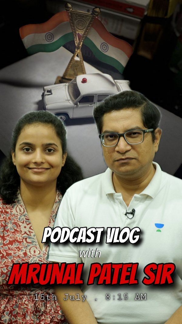 Instagram post by @tushi_studies for Unacademy. Caption reads: [...] #podcast #viralreels #trending #vlog....