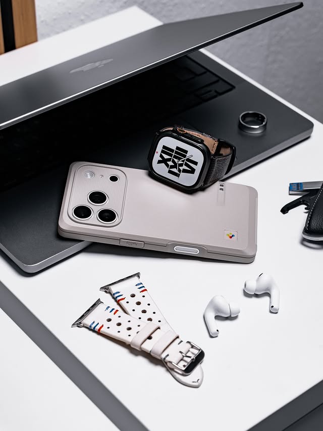 Instagram post by @ulresch for Spigen. Caption reads: [...] vibes with the new Classic LS Case from....