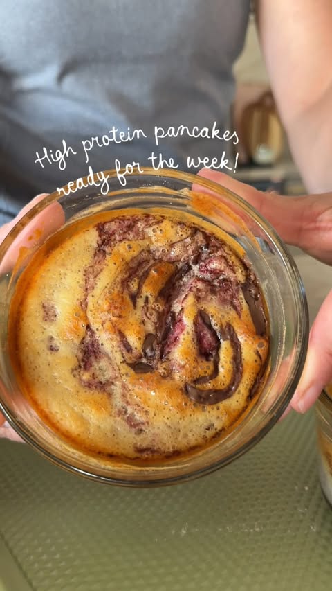 Instagram post by @stayfitmom_krista for Clean Simple Eats. Caption reads: [...] vanilla protein powder from Clean Simple....