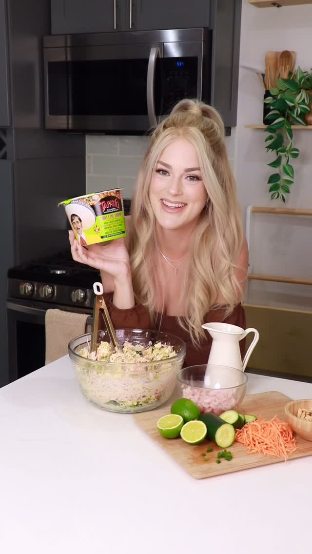 Instagram post by @acefullyalive for Tapatio Ramen. Caption reads: Level up your salad game with @tapatio_ramen 
the....