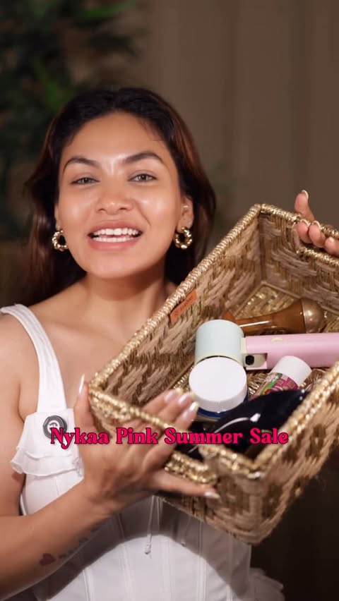 Instagram post by @ninisvanitybox for OUAI. Caption reads: Nykaa Pink Summer Sale is LIVE and these are some....