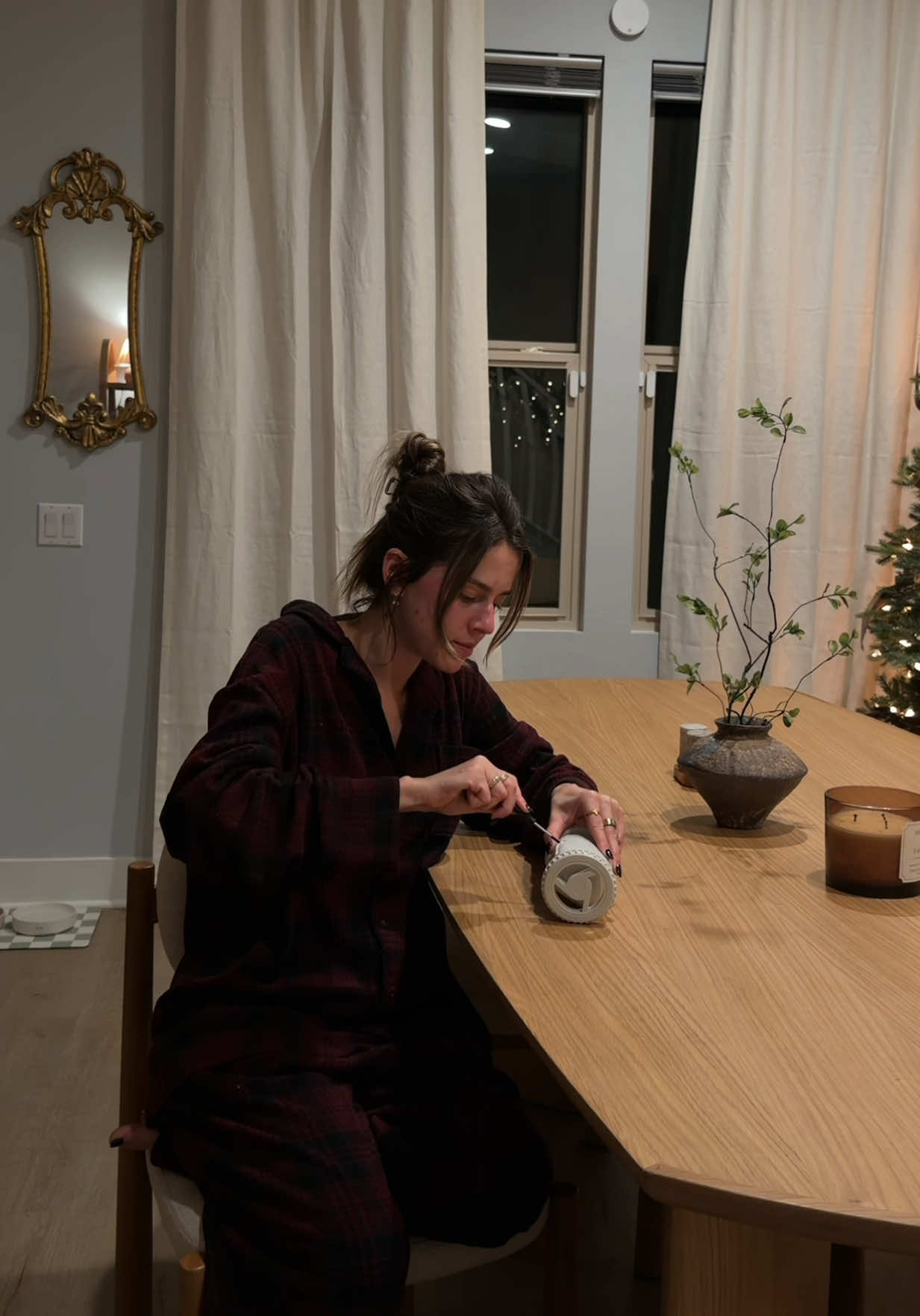 TikTok post by @ally_yost for OLIVE YOUNG. Caption reads: wake up with me 🥲🥲 also, my recent obsession:....