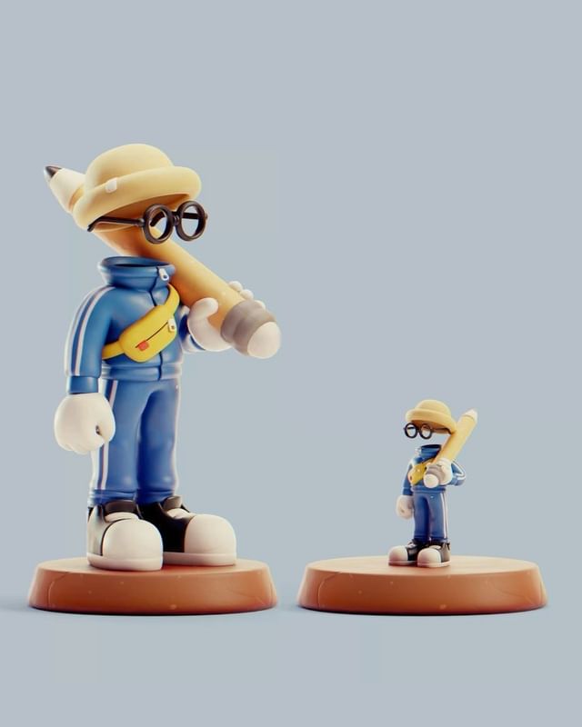 Instagram post by @invisiblefriends_io for OpenSea. Caption reads: Did you see?? 👀

The first physical collectible....