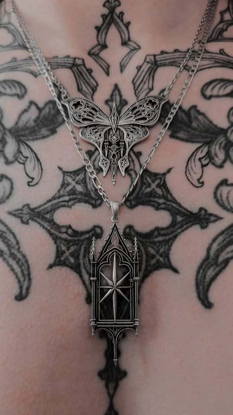 Instagram post by @kllsym for Restyle.pl. Caption reads: [...] Sacred Rituals jewellery drop from....