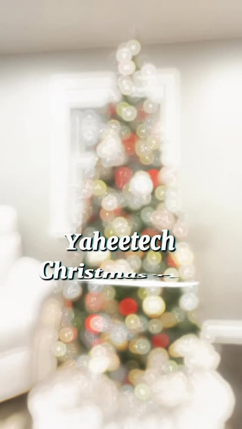 Instagram post by @amerikada_hayattt for Yaheetech. Caption reads: Bringing winter magic indoors with my new holiday....