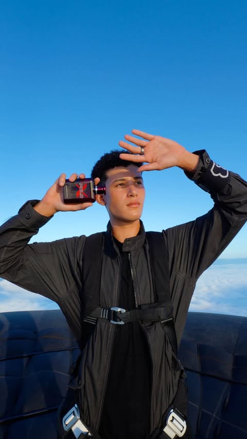 Instagram post by @nathanroq for Ralph Lauren. Caption reads: When Red isn’t enough… go Extreme.....