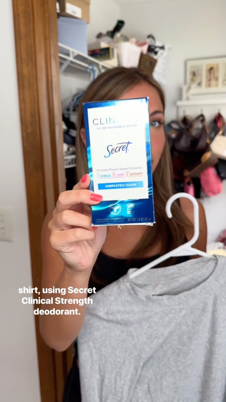 Instagram post by @katieraym0nd for Secret Deodorant. Caption reads: Secret, consider me IMPRESSED and stainless LOL....