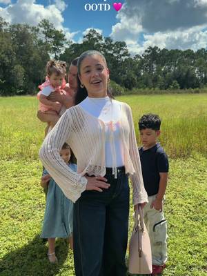 TikTok post by @milandthefam for Ross Dress for Less. Caption reads: A very realistic OOTD video as a family, wishing....