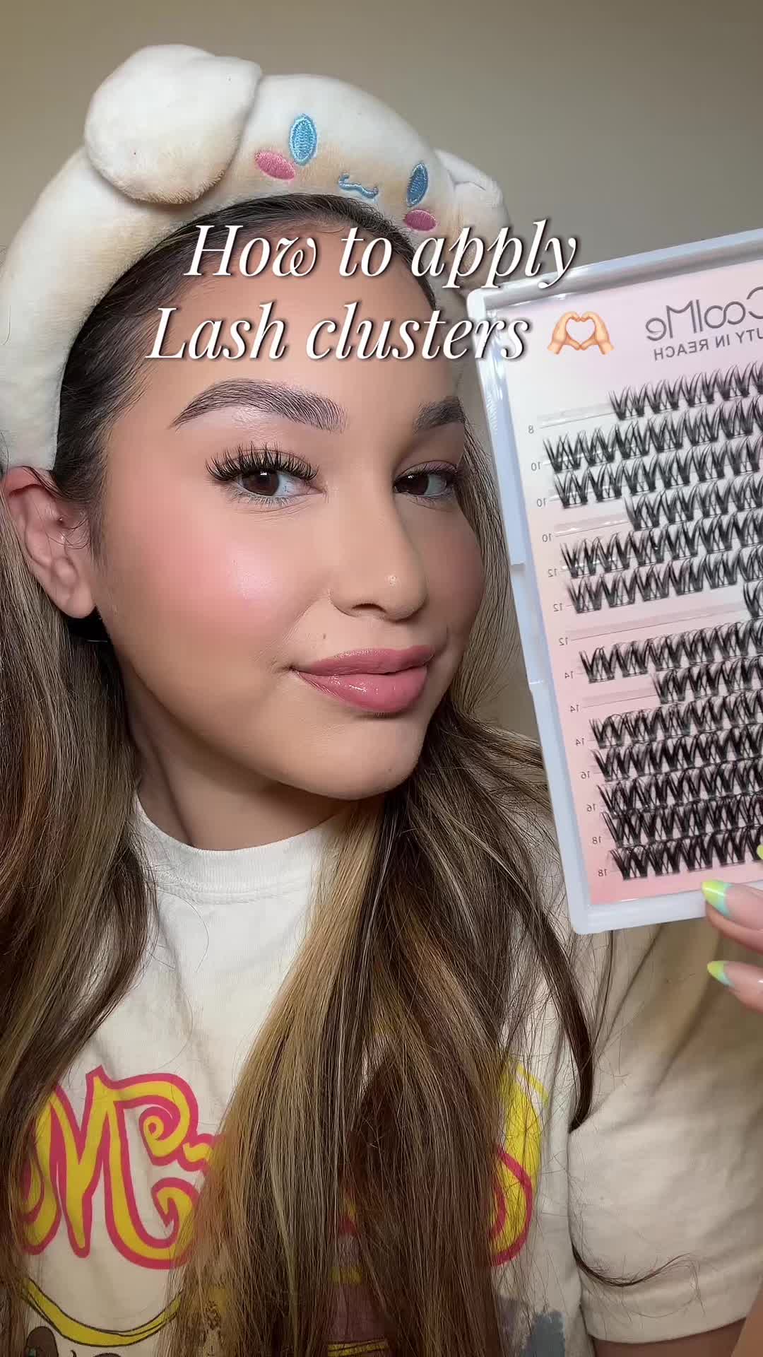 TikTok post by @kaymunozbeauty for Ucoolmelashes. Caption reads: [...] toddler’s nap it’s so fast and easy!....