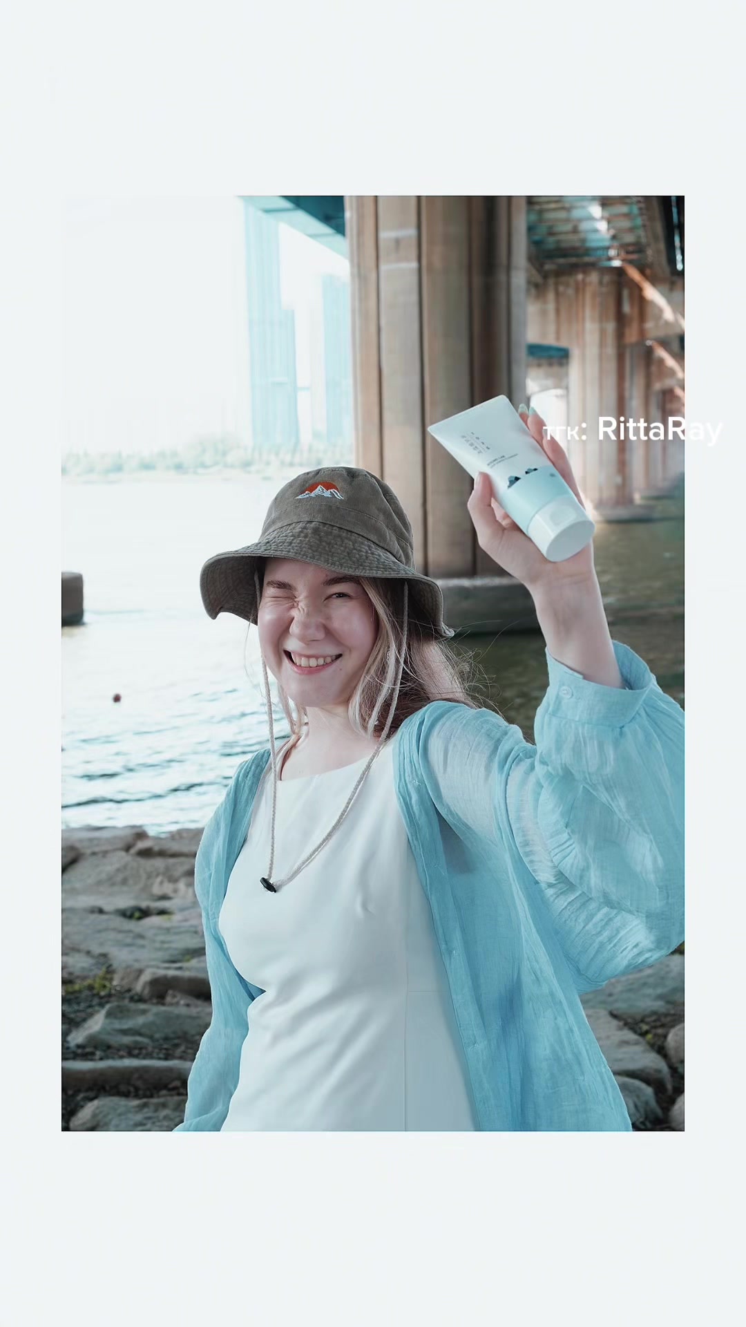 TikTok post by @___margo___g5 for Round Lab. Caption reads: 3 день путешествия с @ROUND LAB и это мой самый....
