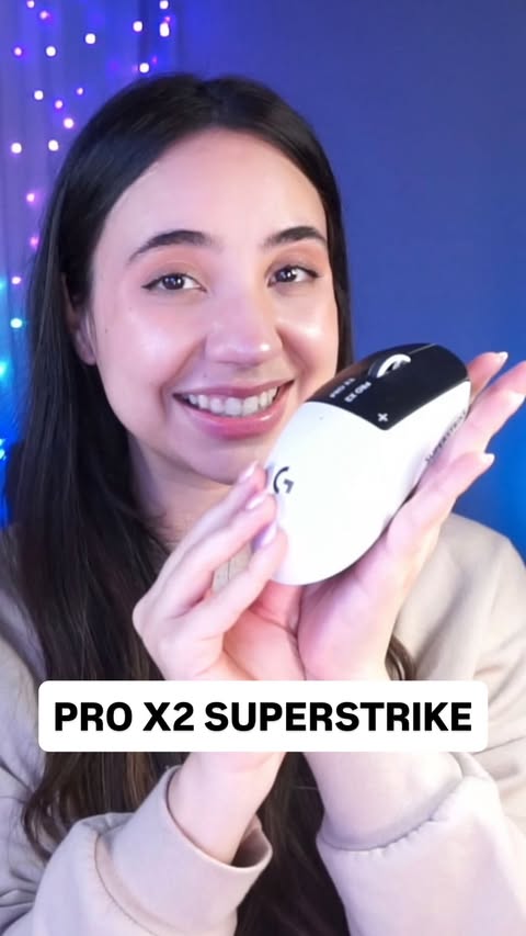 Instagram post by @alyekly for Logitech G. Caption reads: [...] clicks system! 🔥 Quick reaction to....