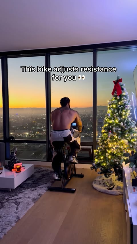 Instagram post by @_jrwarren for Merach. Caption reads: Get your cardio done at home with the Merach S29....