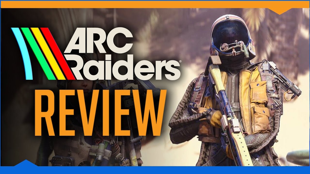 YouTube post by @SkillUp for NVIDIA. Caption reads: I strongly recommend: Arc Raiders (Review).
