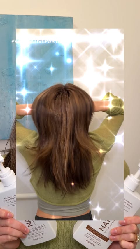 Instagram post by @55555leah for Native. Caption reads: [...] my hair has changed... let’s all say thanks....