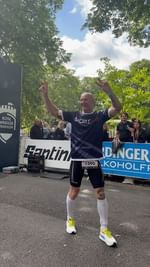 Instagram post by @jennifalconer for ViiV Healthcare. Caption reads: [...] Windsor Triathlon ✅ 🏊‍♀️ 🚴 🏃‍♀️....