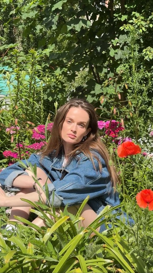 Instagram post by @anaelleduguet for KENZO Parfums. Caption reads: [...] in Paris with Masami. Discovering....