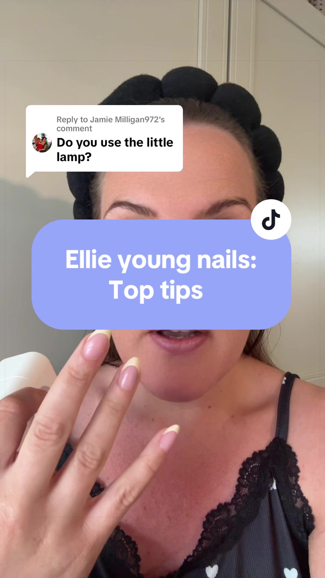 TikTok post by @laura.ttshop for Ellie Young Beauty Shop. Caption reads: Replying to @Jamie Milligan972 Yes, if you want....