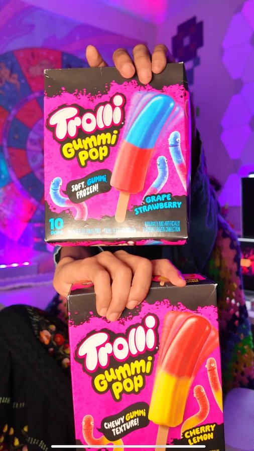 Instagram post by @ezlyh for SheSpeaks. Caption reads: #ad Come with me to H-E-B for a frozen treat break....