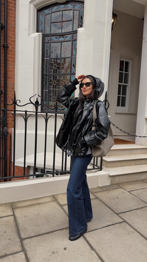 Instagram post by @tijanserena for ALLSAINTS. Caption reads: [...] fails to rake in the compliments !....