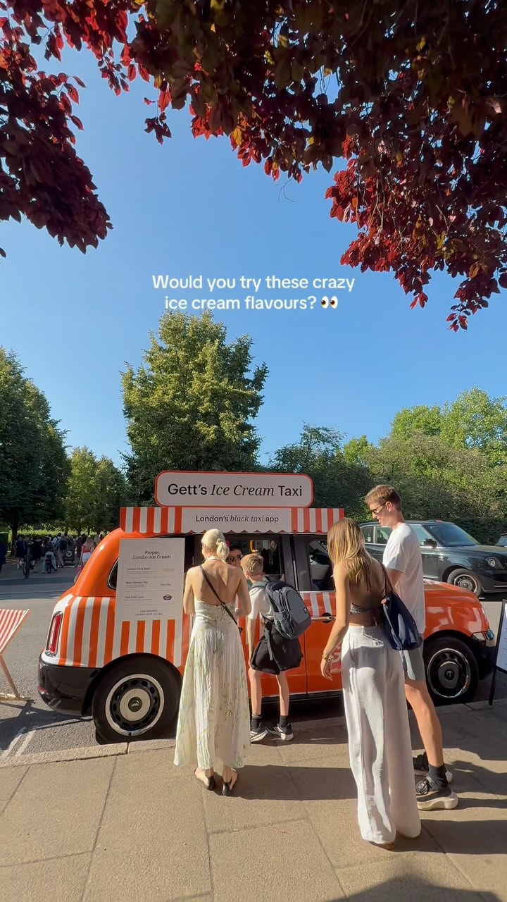 Instagram post by @londonfoodbabes for VISIT LONDON. Caption reads: Would you try JELLIED EEL caramel sauce on your....