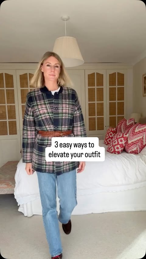 Instagram post by @claresdailyedit for Boden. Caption reads: You don’t need a whole new wardrobe to elevate....